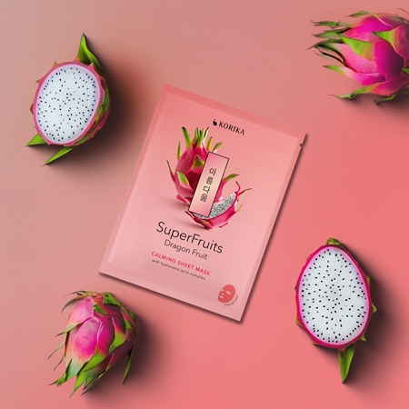 KORIKA SuperFruits Dragon Fruit - Calming Sheet Mask masque apaisant en tissu