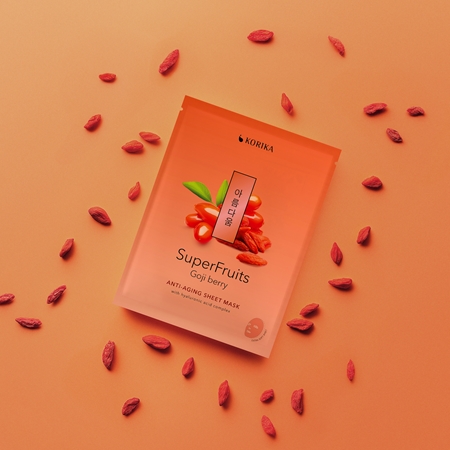 KORIKA SuperFruits Goji Berry - Anti-aging Sheet Mask Rejuvenating Face Mask