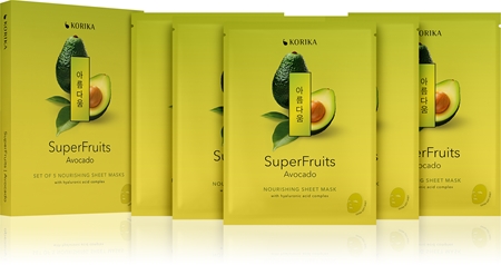 KORIKA SuperFruits μάσκα προσώπου σε μειωμένη τιμή με θρεπτικό αποτέλεσμα