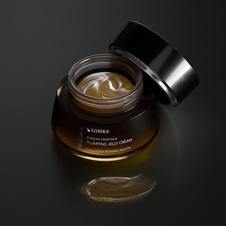 KORIKA Korean Heritage Collagen & Snail Mucin Plumping Jelly Cream Anti-Aging Cream with collagen