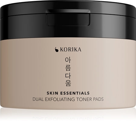 KORIKA Skin Essentials Dual Exfoliating Toner Pads dual-sided exfoliating pads
