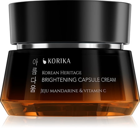 KORIKA Korean Heritage Jeju Mandarine & Vitamin C Brightening Capsule Cream Brightening Cream with vitamin C