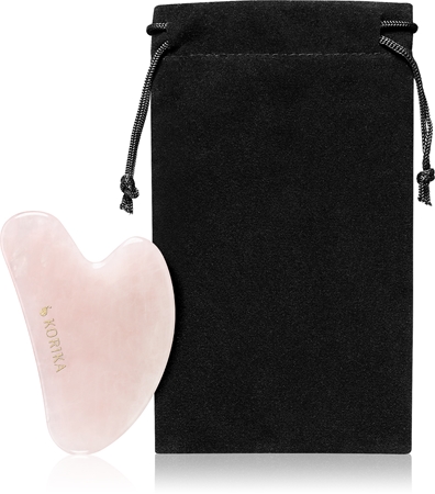 KORIKA Tools Gua Sha Green Jade Stone masážní pomůcka na obličej