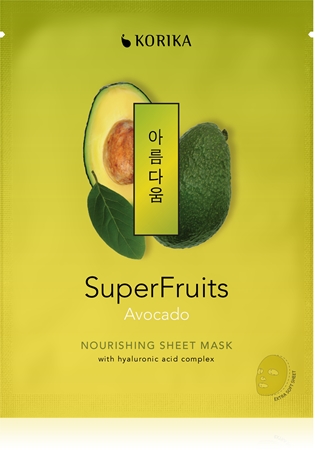 KORIKA SuperFruits Everyday Set of 7 Face Sheet Masks kit de masques visage