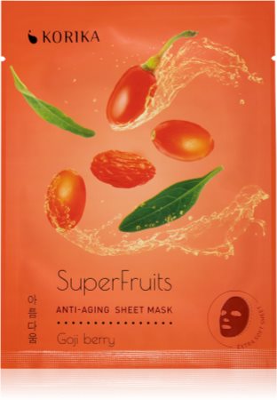 KORIKA SuperFruits Goji Berry - Anti-aging Sheet Mask omlazující pleťová maska