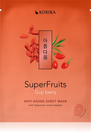 KORIKA SuperFruits Everyday Set of 7 Face Sheet Masks kit de masques visage