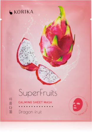 KORIKA SuperFruits Dragon Fruit - Calming Sheet Mask Beruhigende Tuchmaske
