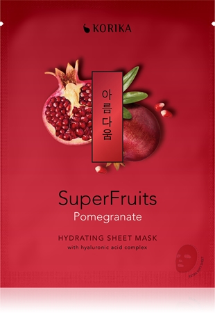KORIKA KOREAN SKIN CARE ROUTINE SET OF 3 HYDRATING SHEET MASKS conjunto com efeito hidratante