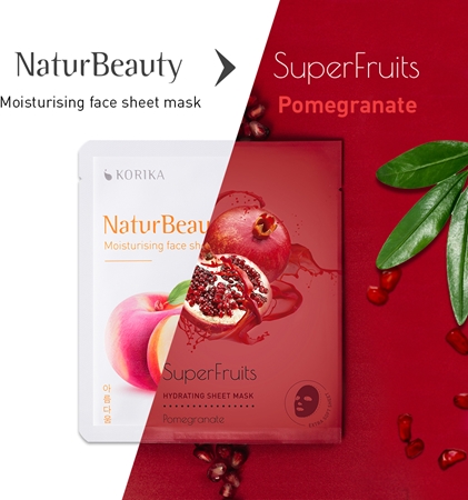 KORIKA NaturBeauty Máscara em folha com efeito hidratante