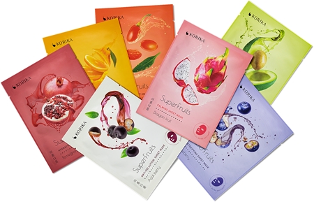 KORIKA SuperFruits Blueberry - Detoxifying Sheet Mask detoksująca maska płócienna