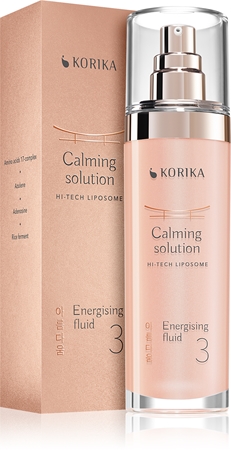 KORIKA HI-TECH LIPOSOME Calming solution Energising fluid emulsão calmante