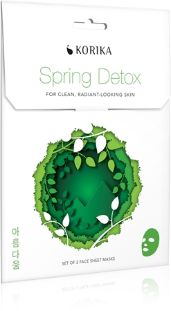 KORIKA Spring Detox detoksikacinių švytėjimo suteikiančių kaukių ...