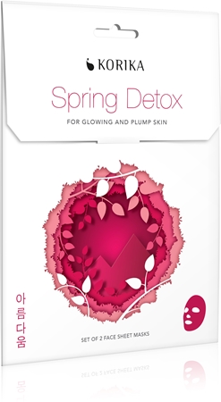 KORIKA Spring Detox Set aus einer entgiftenden und einer straffenden Gesichtsmaske für Damen