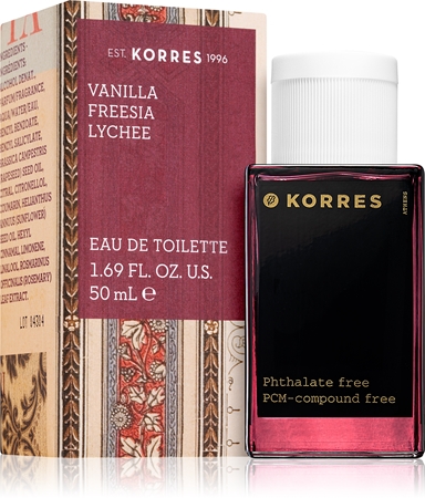 Korres Vanilla, Freesia & Lychee toaletna voda za žene