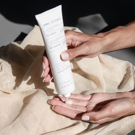 Korres Greek Yoghurt Probiotic Foaming Cream Cleanser Cream Cleansing Foam with probiotics
