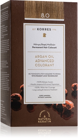 Korres Argan Oil tartós hajfesték Argán olajjal