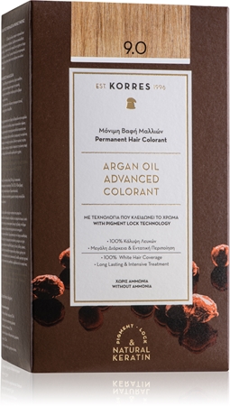 Korres Argan Oil tartós hajfesték Argán olajjal
