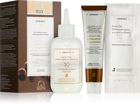 Korres Argan Oil tartós hajfesték Argán olajjal