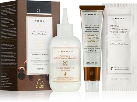Korres Argan Oil tartós hajfesték Argán olajjal