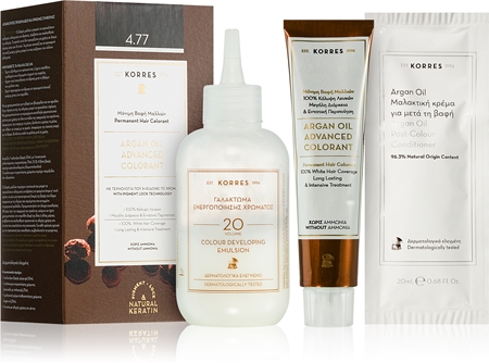 Korres Argan Oil tartós hajfesték Argán olajjal