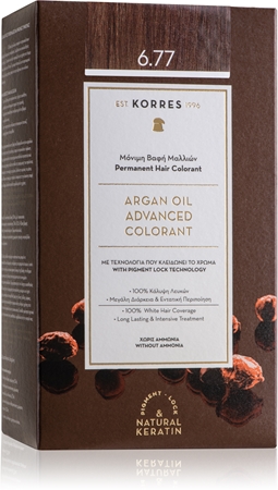 Korres Argan Oil tartós hajfesték Argán olajjal