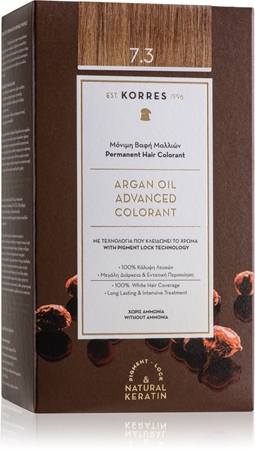 Korres Argan Oil tartós hajfesték Argán olajjal