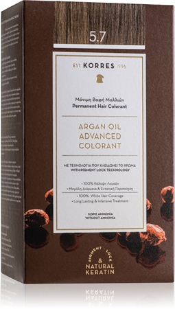 Korres Argan Oil tartós hajfesték Argán olajjal