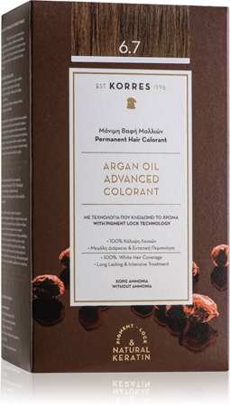 Korres Argan Oil tartós hajfesték Argán olajjal