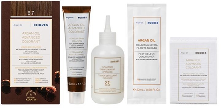 Korres Argan Oil Püsijuuksevärv argaaniaõliga