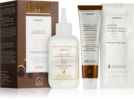 Korres Argan Oil tartós hajfesték Argán olajjal