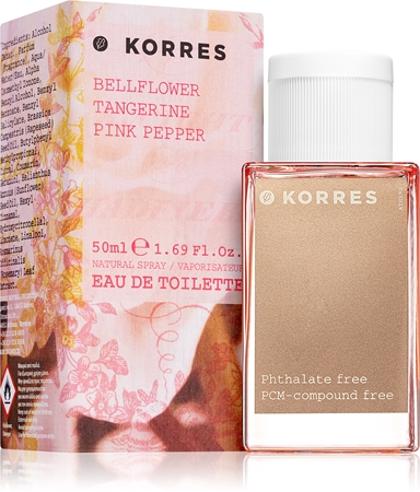 Korres Bellflower, Tangerine & Pink Pepper toaletná voda pre ženy