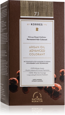 Korres Argan Oil tartós hajfesték Argán olajjal