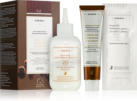 Korres Argan Oil tartós hajfesték Argán olajjal