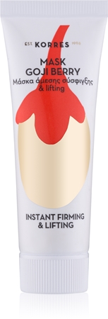 Korres Goji Berry liftingová a zpevňující maska s okamžitým účinkem