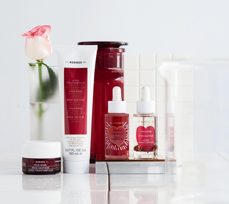 Korres Wild Rose почистващ пилинг крем