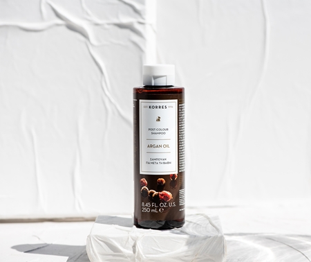 Korres Argan Oil čisticí šampon pro barvené vlasy