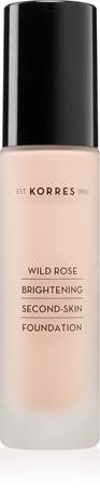 Korres Wild Rose aufhellendes Make up für einen natürlichen Look SPF 15