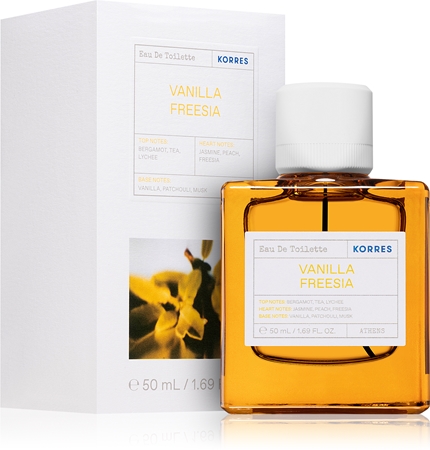 Korres Vanilla Freesia Eau de Toilette pour femme