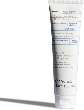 Korres Greek Yoghurt Probiotic Foaming Cream Cleanser kremowa pianka oczyszczająca z probiotykami