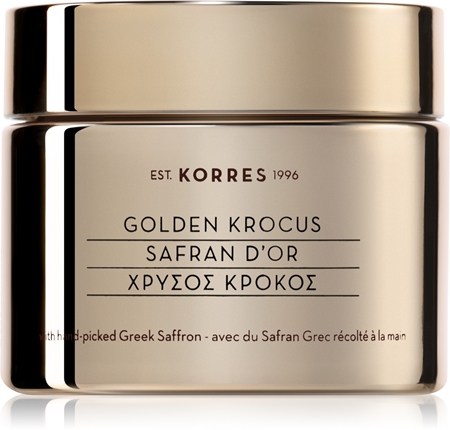 Korres Golden Krocus regenerační pleťový krém proti příznakům stárnutí