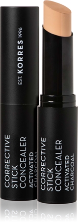 Korres Activated Charcoal creamy concealer for full coverage