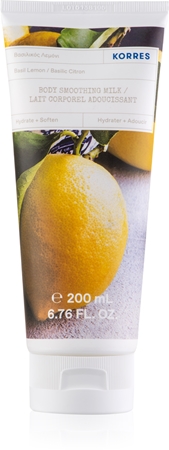 Korres Basil Lemon frissítő testápoló tej