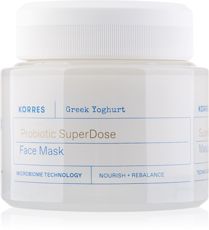 Korres Greek Yoghurt Probiotic SuperDose Erfrischende Feuchtigkeitsmaske mit Probiotika