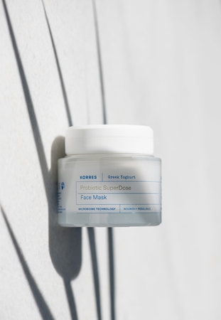 Korres Greek Yoghurt Probiotic SuperDose Erfrischende Feuchtigkeitsmaske mit Probiotika