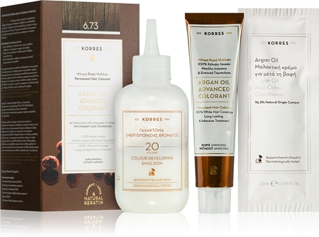 Korres Argan Oil tartós hajfesték Argán olajjal