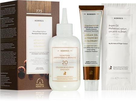 Korres Argan Oil tartós hajfesték Argán olajjal
