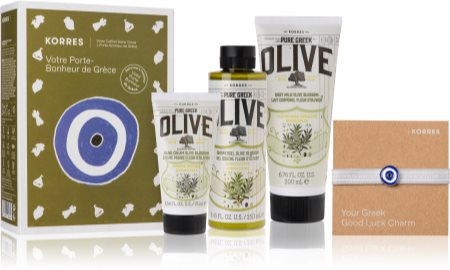 Korres Pure Greek Olive & Olive Blossom ajándékszett (testre)