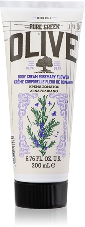 Korres Pure Greek Olive & Rosemary Flower crème hydratante corps à l'huile d'olive