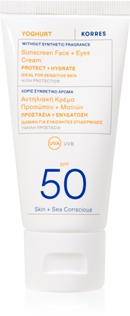 Korres Yoghurt Sunscreen Schutzcreme für Gesicht und Augenpartien