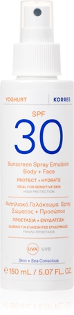 Korres Yoghurt Sunscreen sunscreen lotion spray SPF 30
